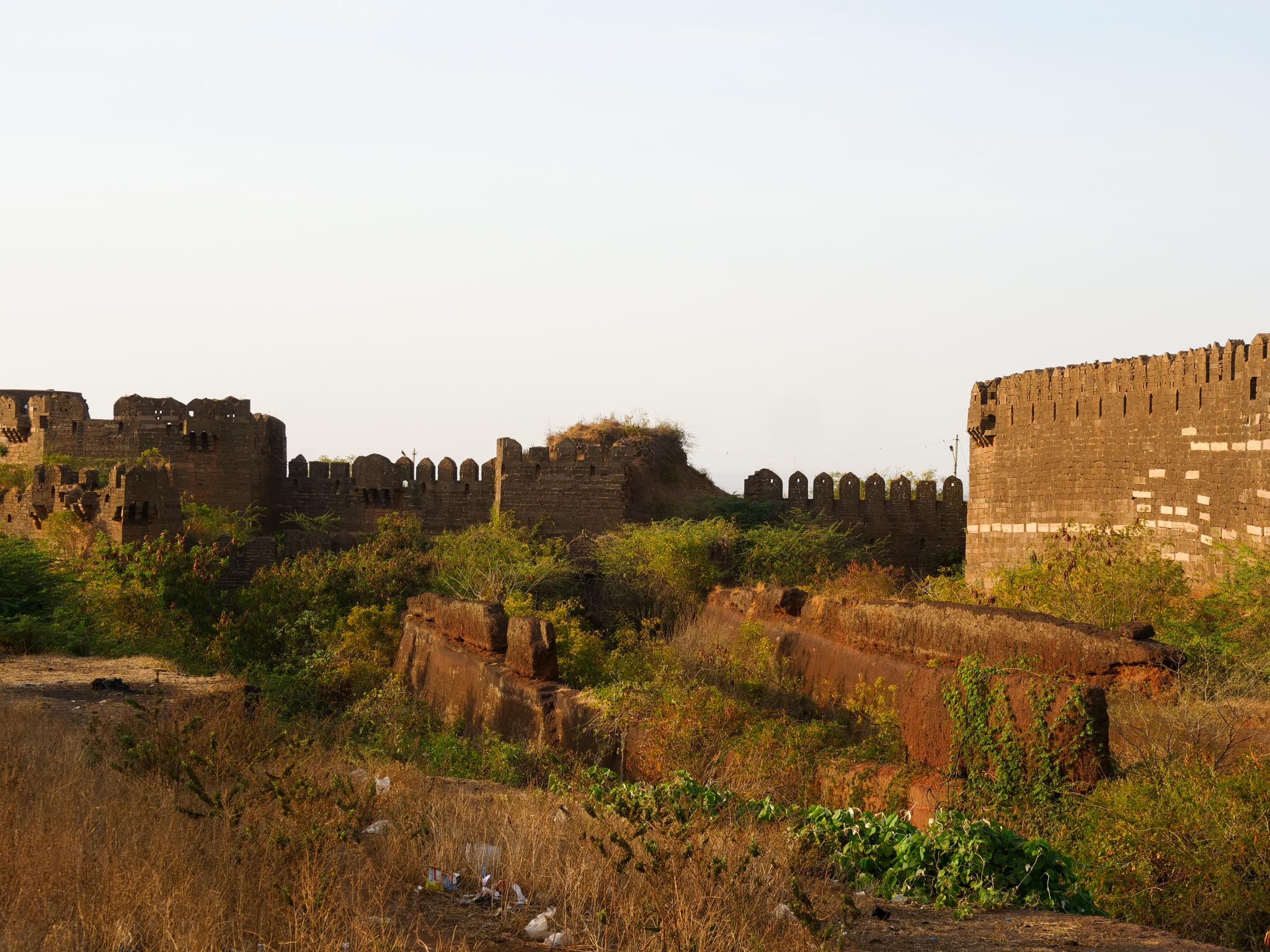 India, Karnataka, Bidar - Fort - Moats