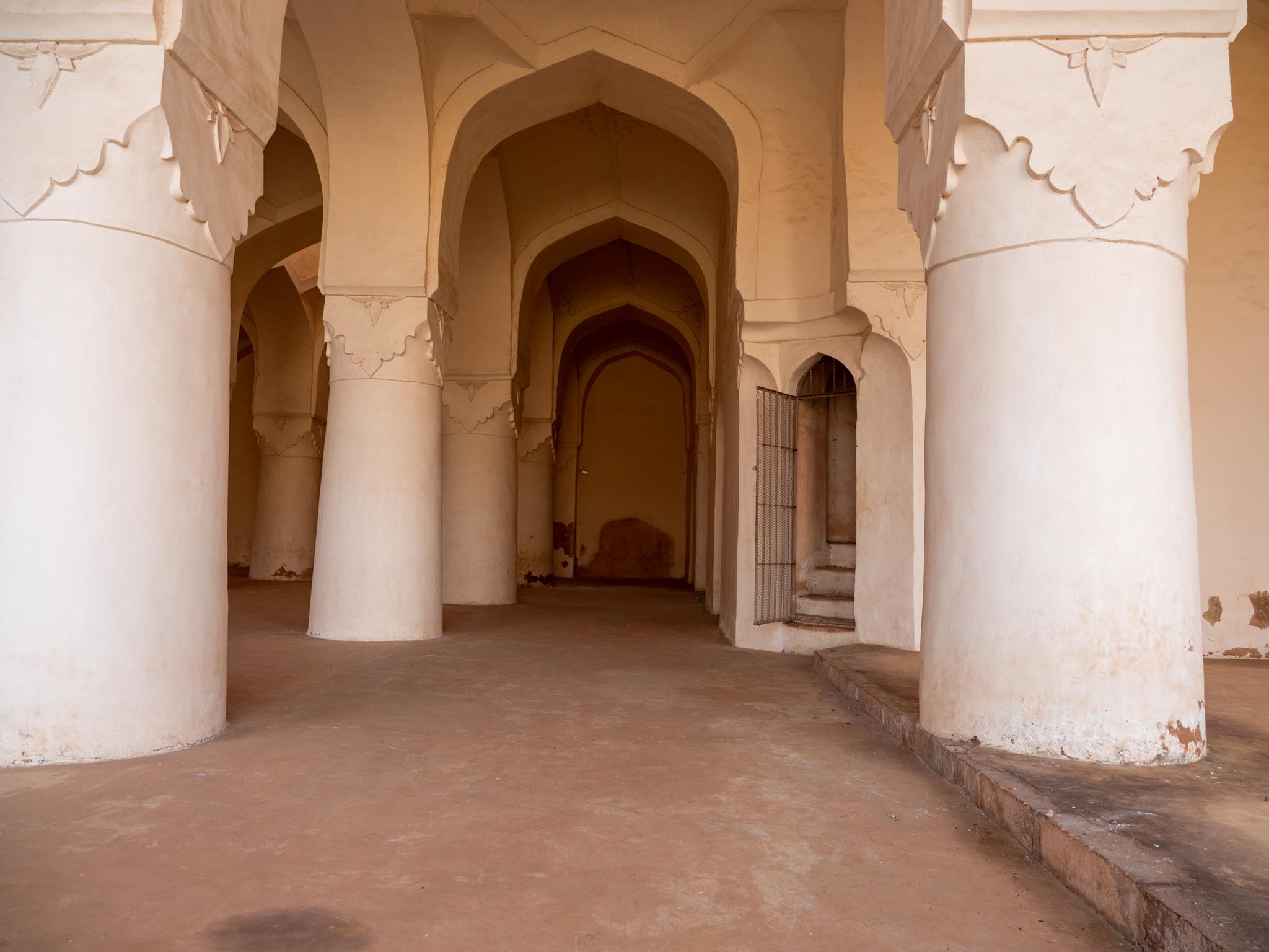 India, Karnataka, Bidar - Fort - Solah Khamba Mosque