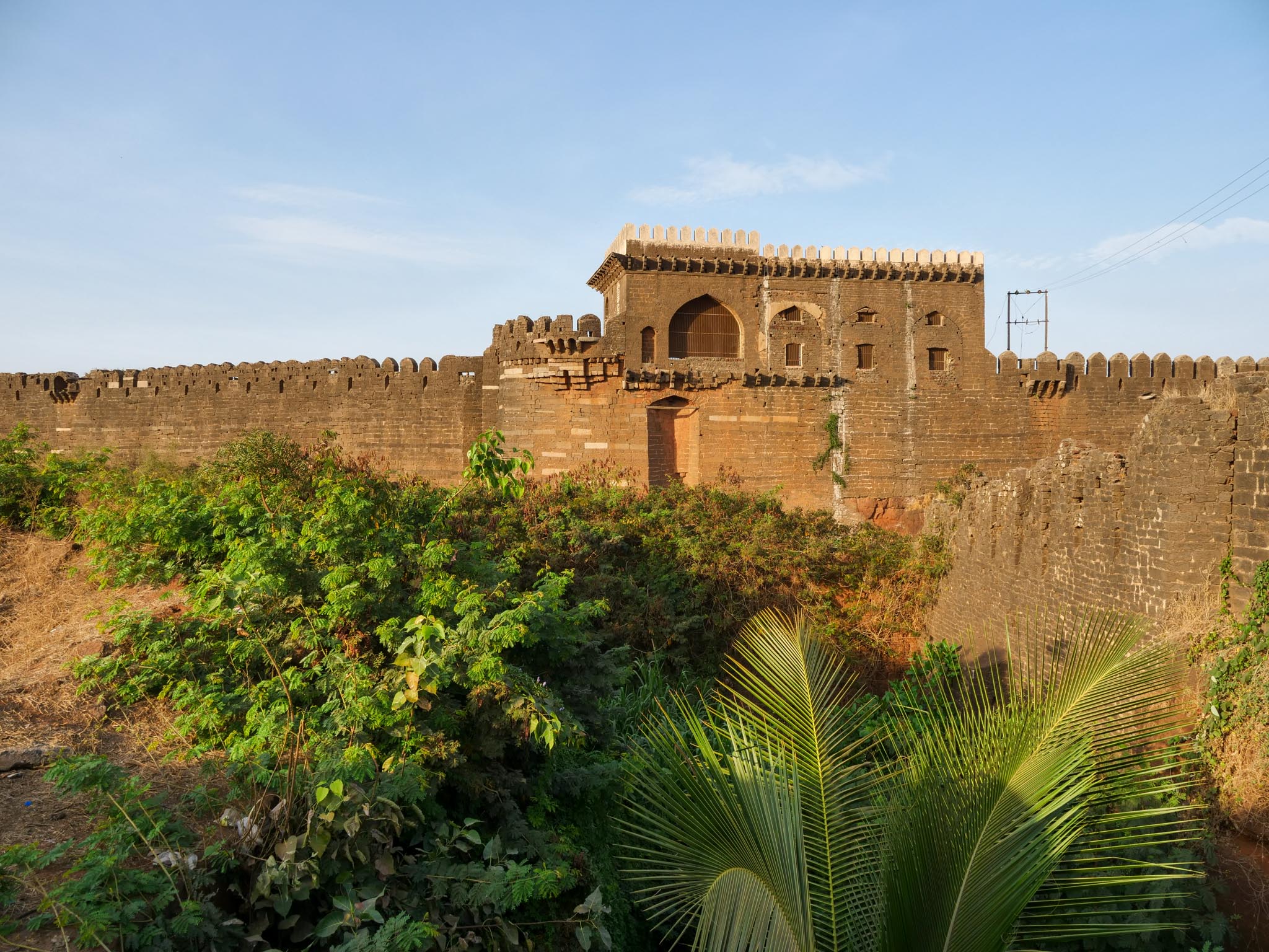 India, Karnataka, Bidar - Fort - Walls