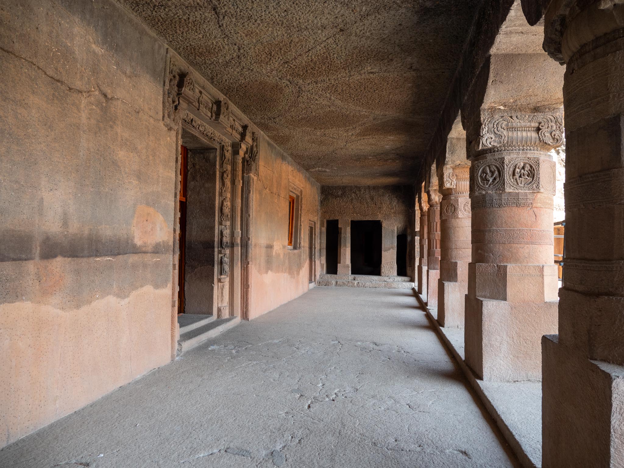 India, Maharashtra, Ajanta Caves - Cave 24