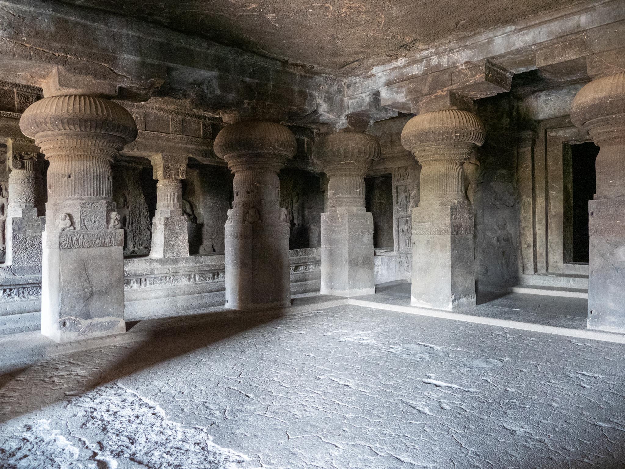 India, Maharashtra, Ellora Caves - Cave 2
