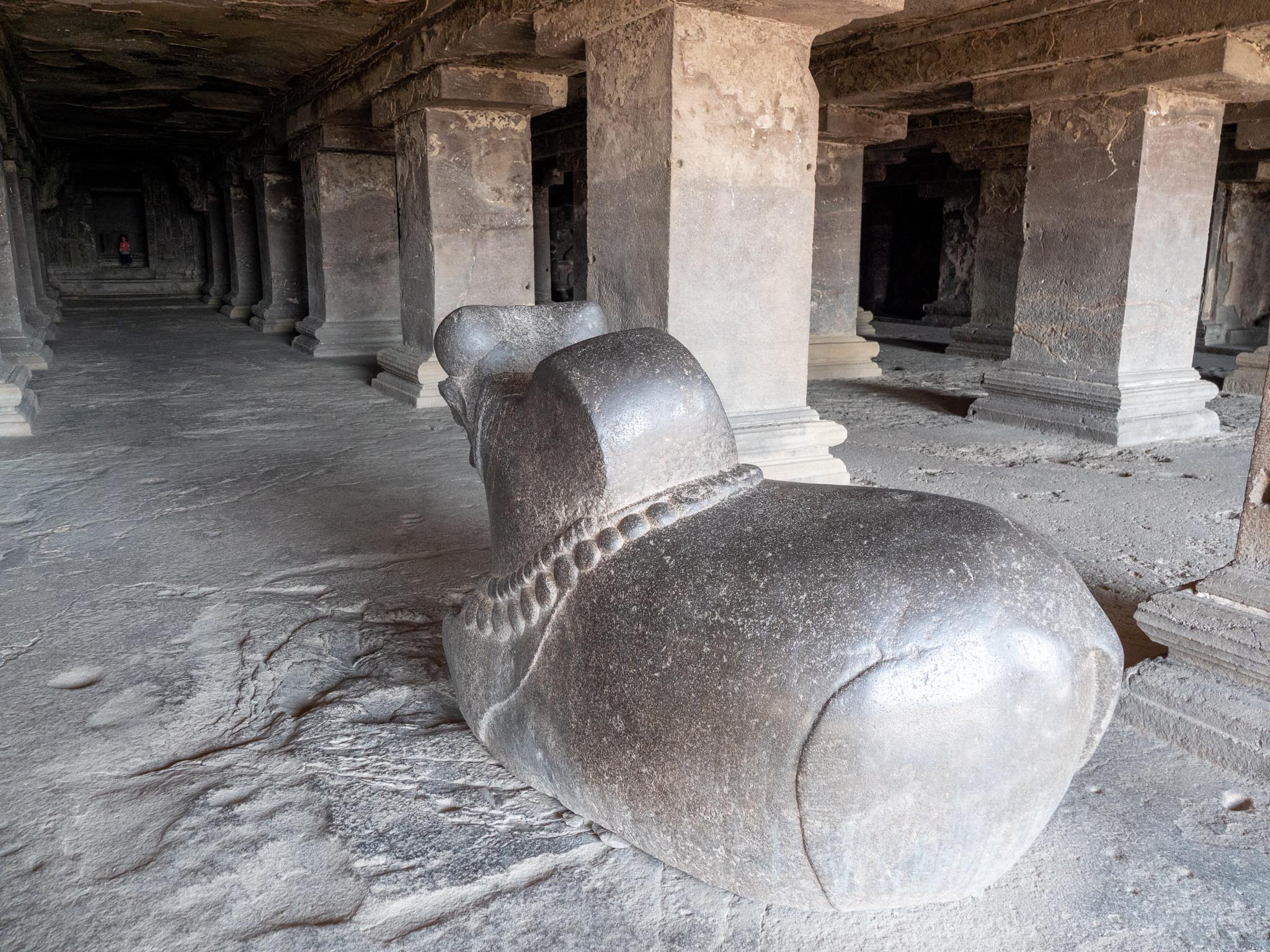 India, Maharashtra, Ellora Caves - Cave 15