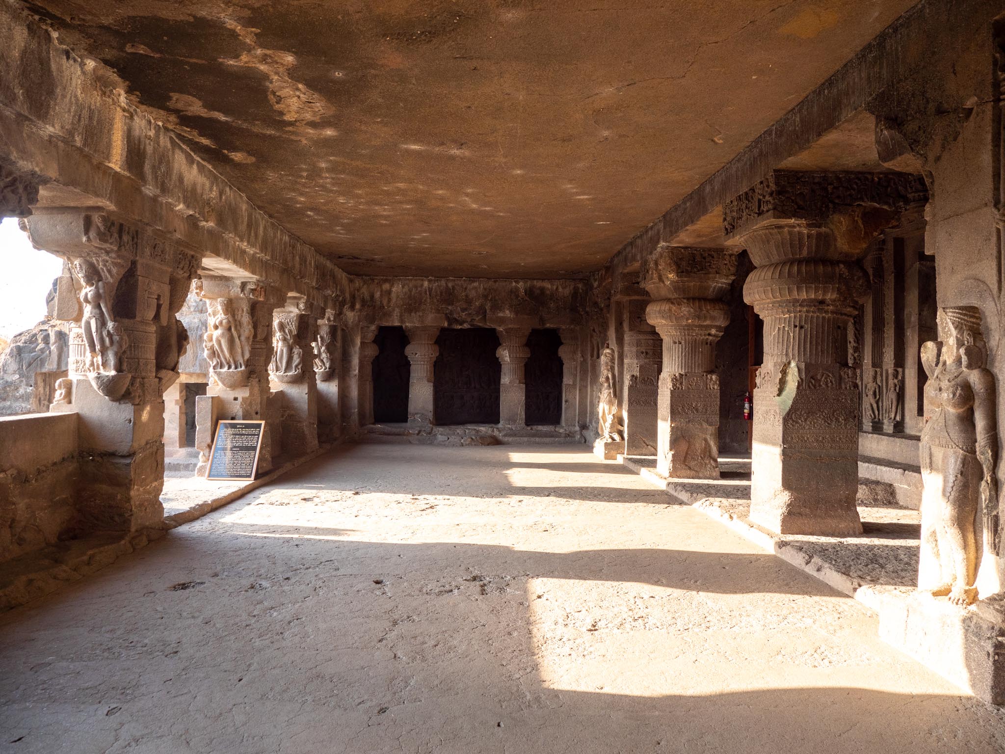 India, Maharashtra, Ellora Caves - Cave 21
