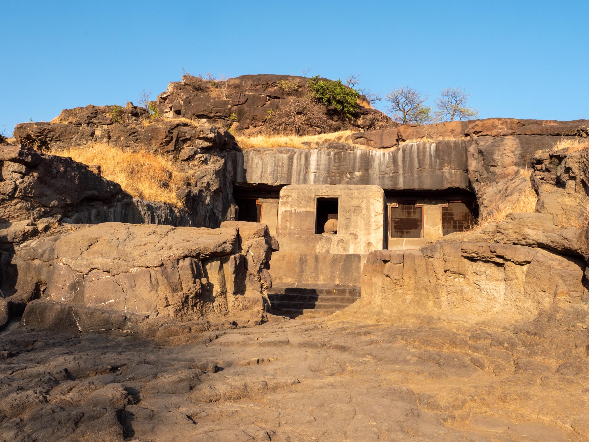 India, Maharashtra, Ellora Caves - Cave 22