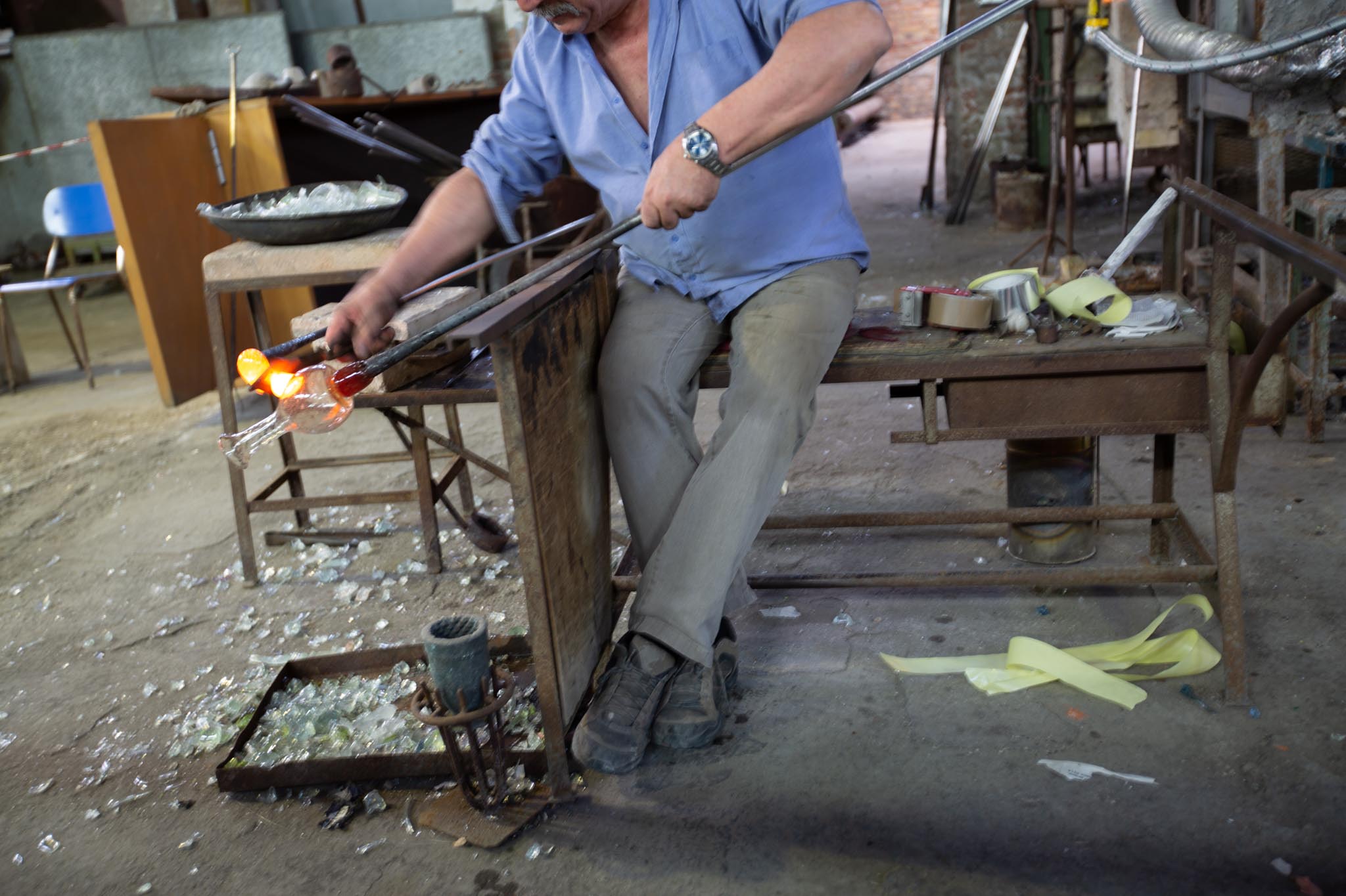Italy, Venice - Murano Island - Glass manufacturing