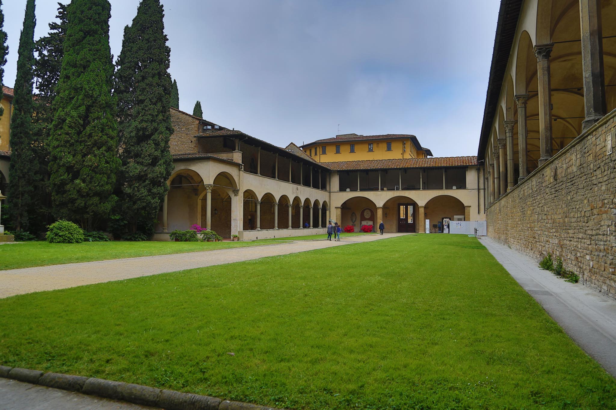 Italy, Florence - Basilica Santa Croce - 1st Cloister