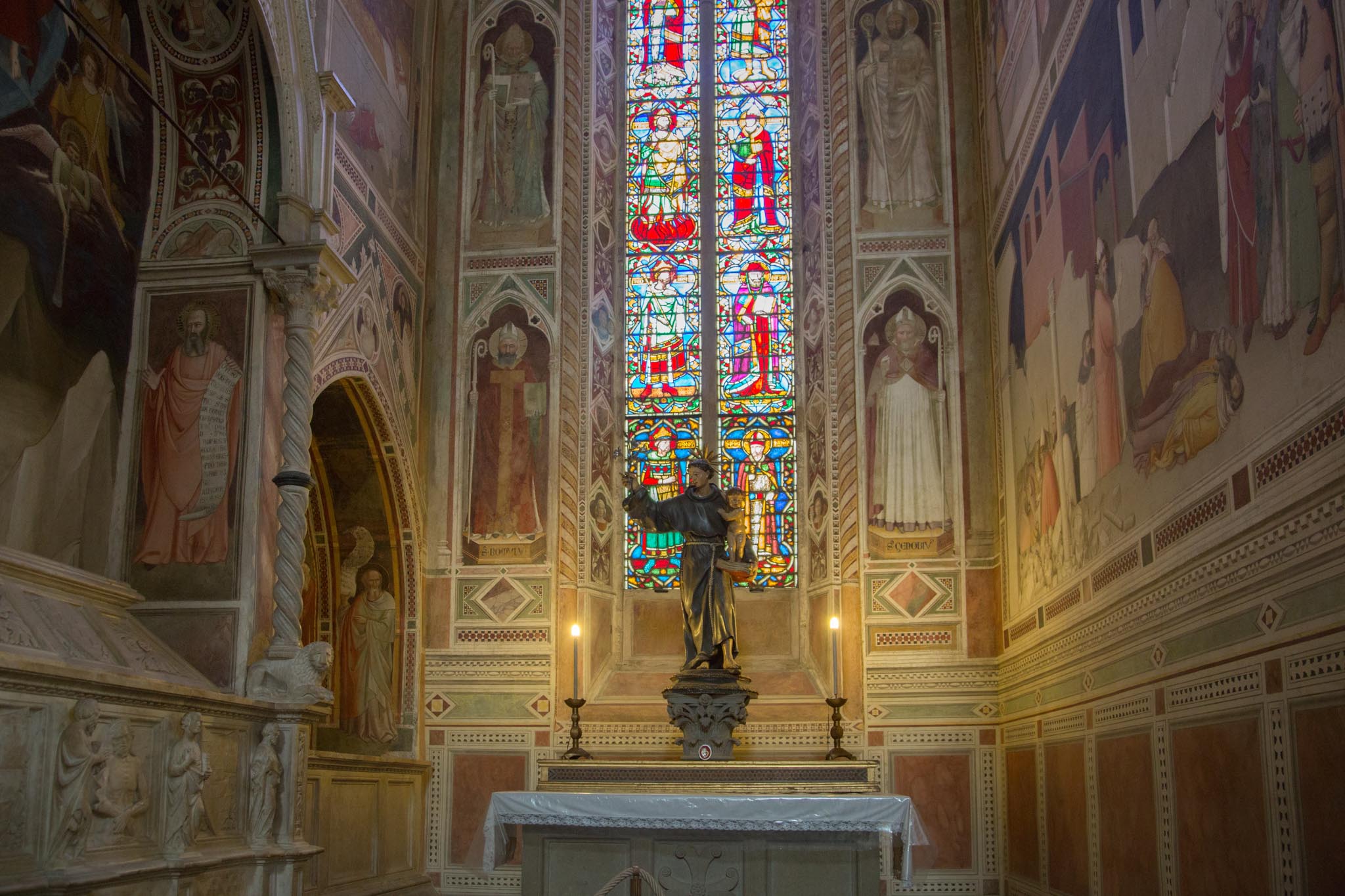 Italy, Florence - Basilica Santa Croce - Bardi  Chapel North