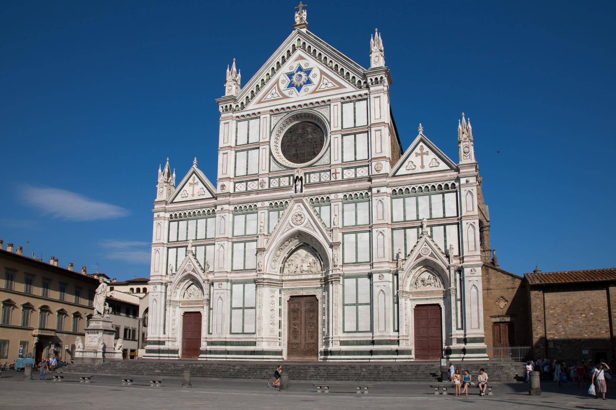 Italy, Florence - Basilica Santa Croce - Facade