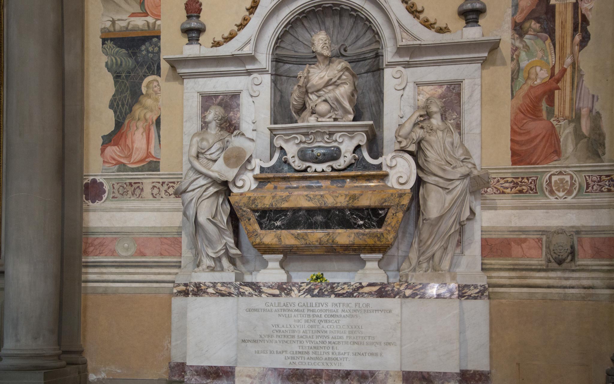 Italy, Florence - Basilica Santa Croce - Galileo Galilei Tomb