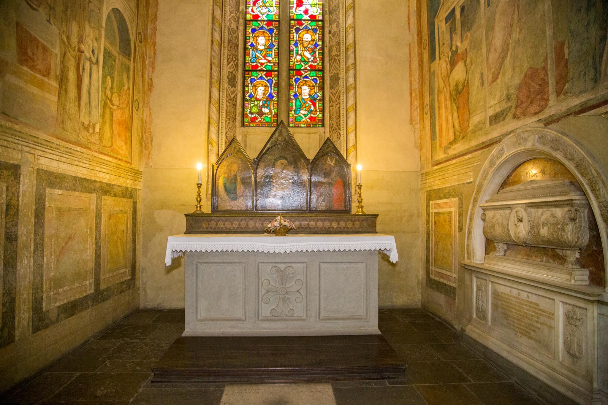 Italy, Florence - Basilica Santa Croce - Peruzzi Chapel