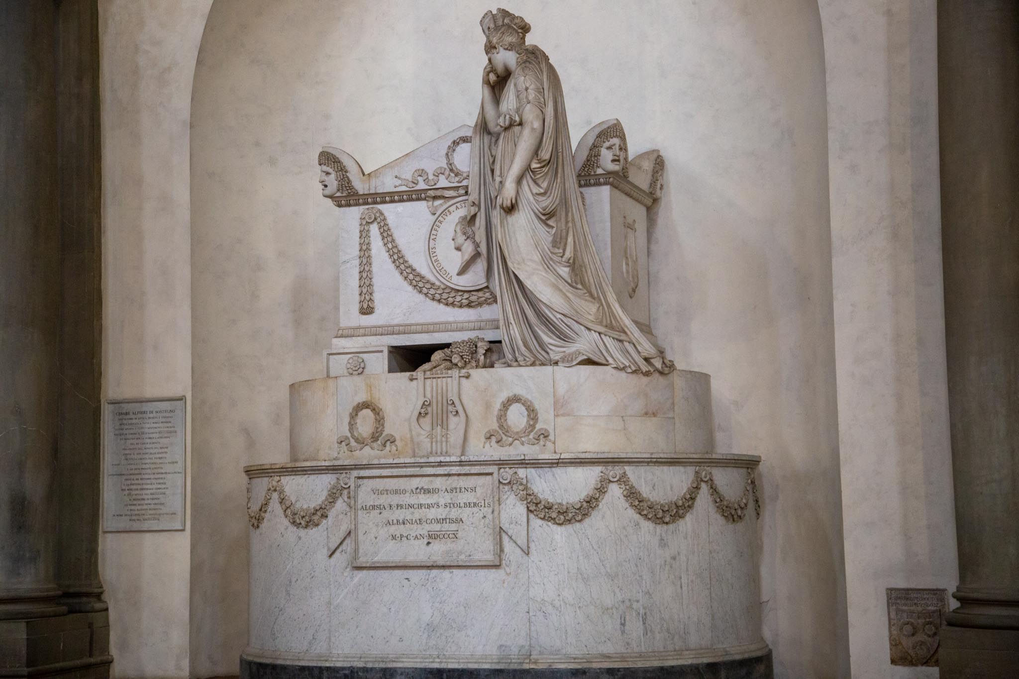 Italy, Florence - Basilica Santa Croce - Vittorio Alfieri Tomb