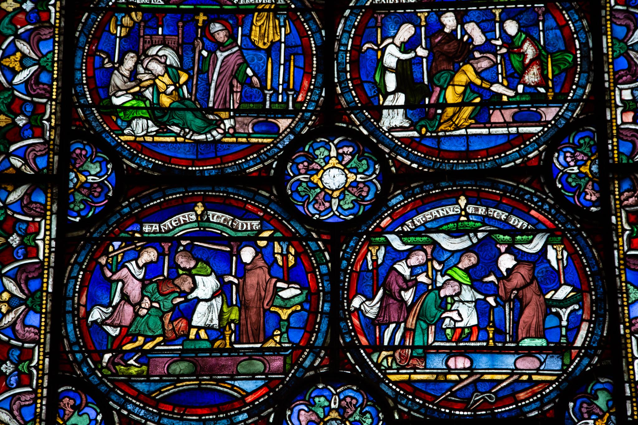 England, Canterbury cathedral - Stained Glass