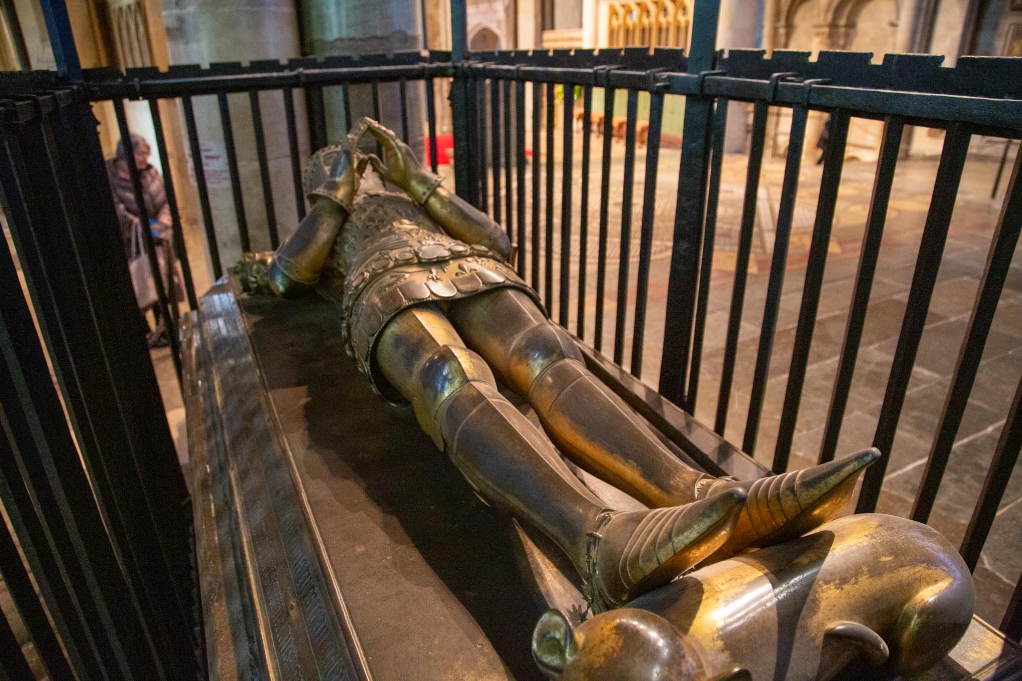 England, Canterbury cathedral - Tomb of Edward Plantagenet (Black Prince)