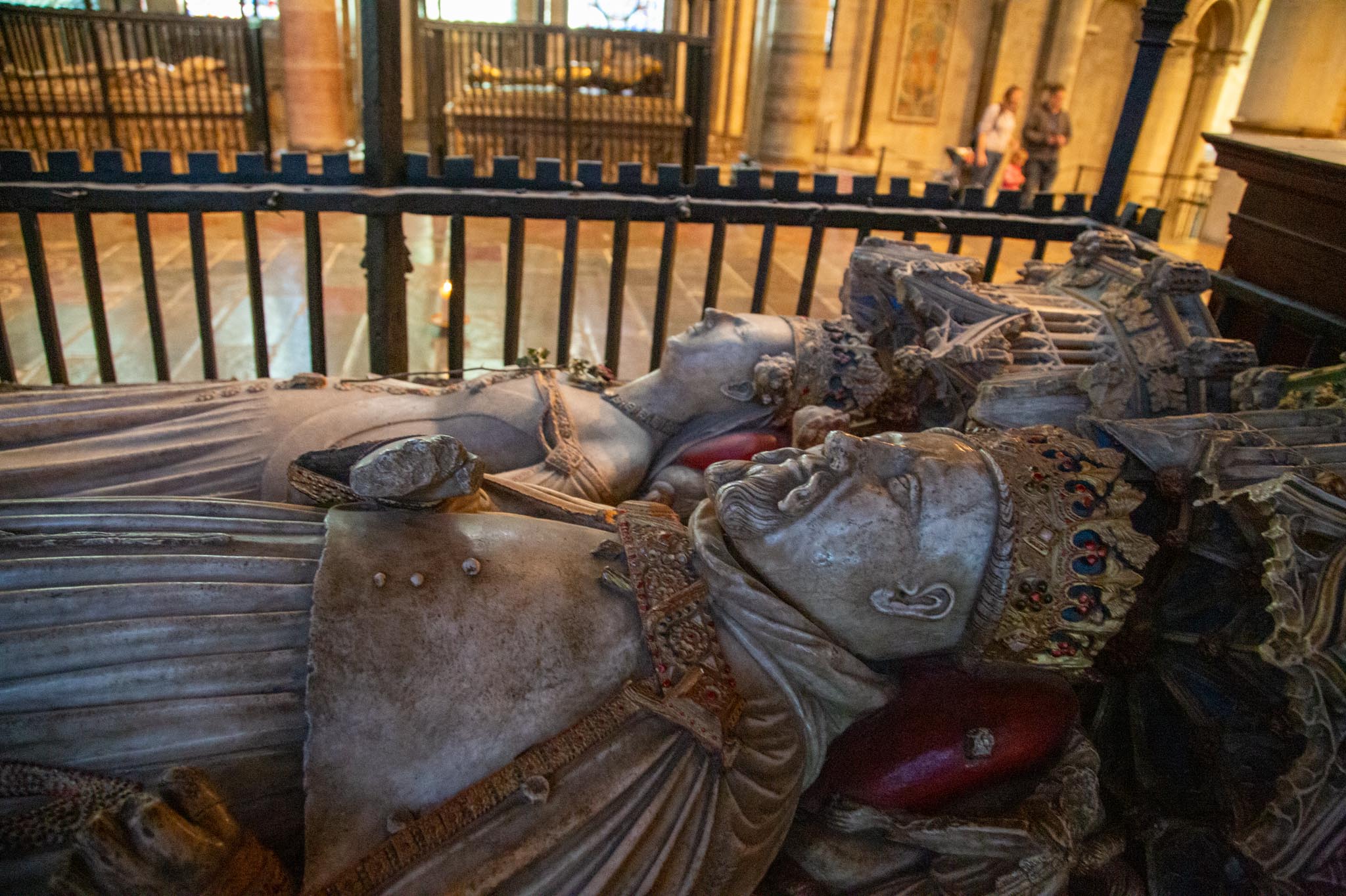 England, Canterbury cathedral - Tomb of Henry IV and Joan Navarre
