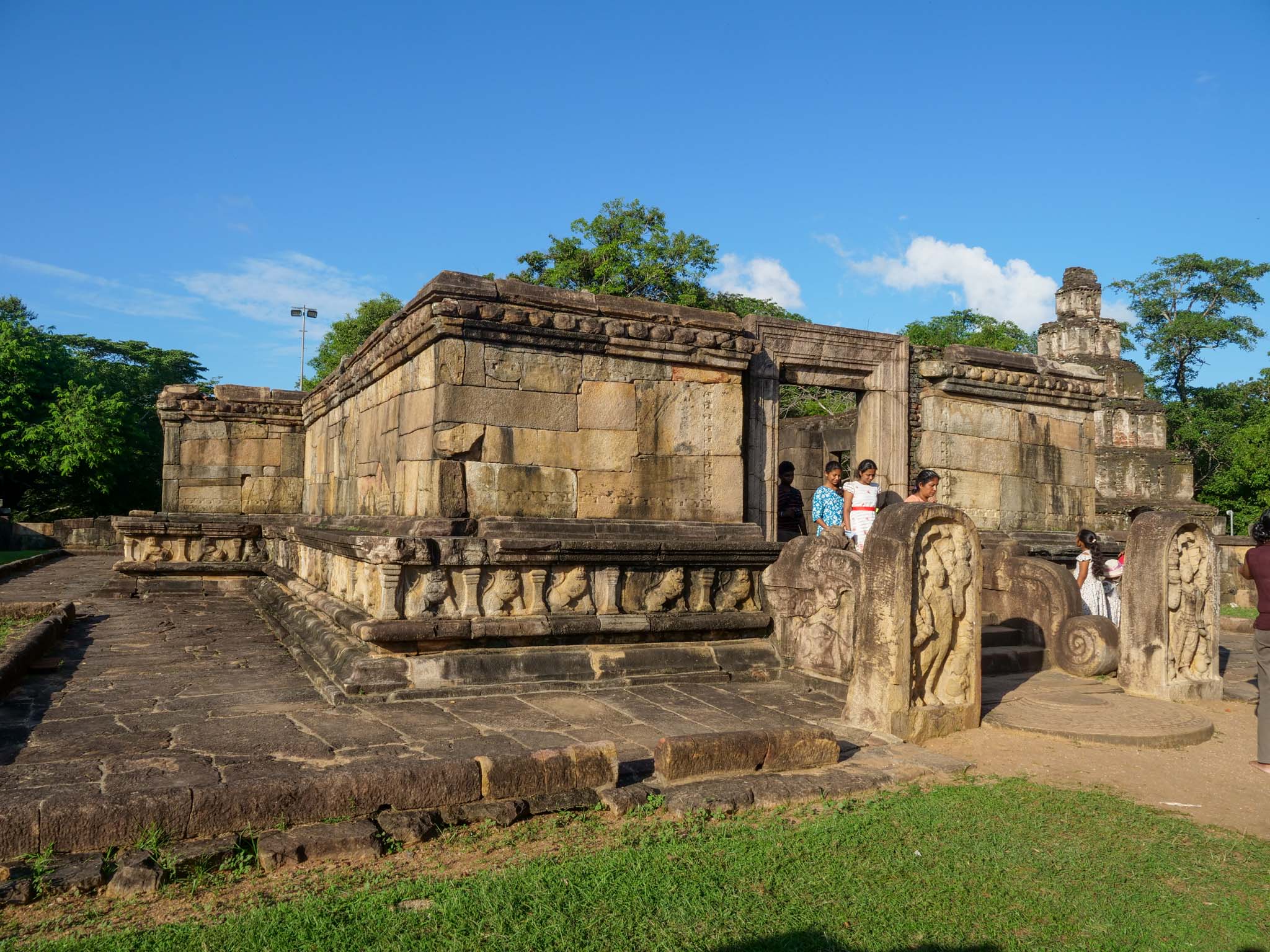 Sri Lanka, Polonnaruwa - Hatadage Relic Shrine