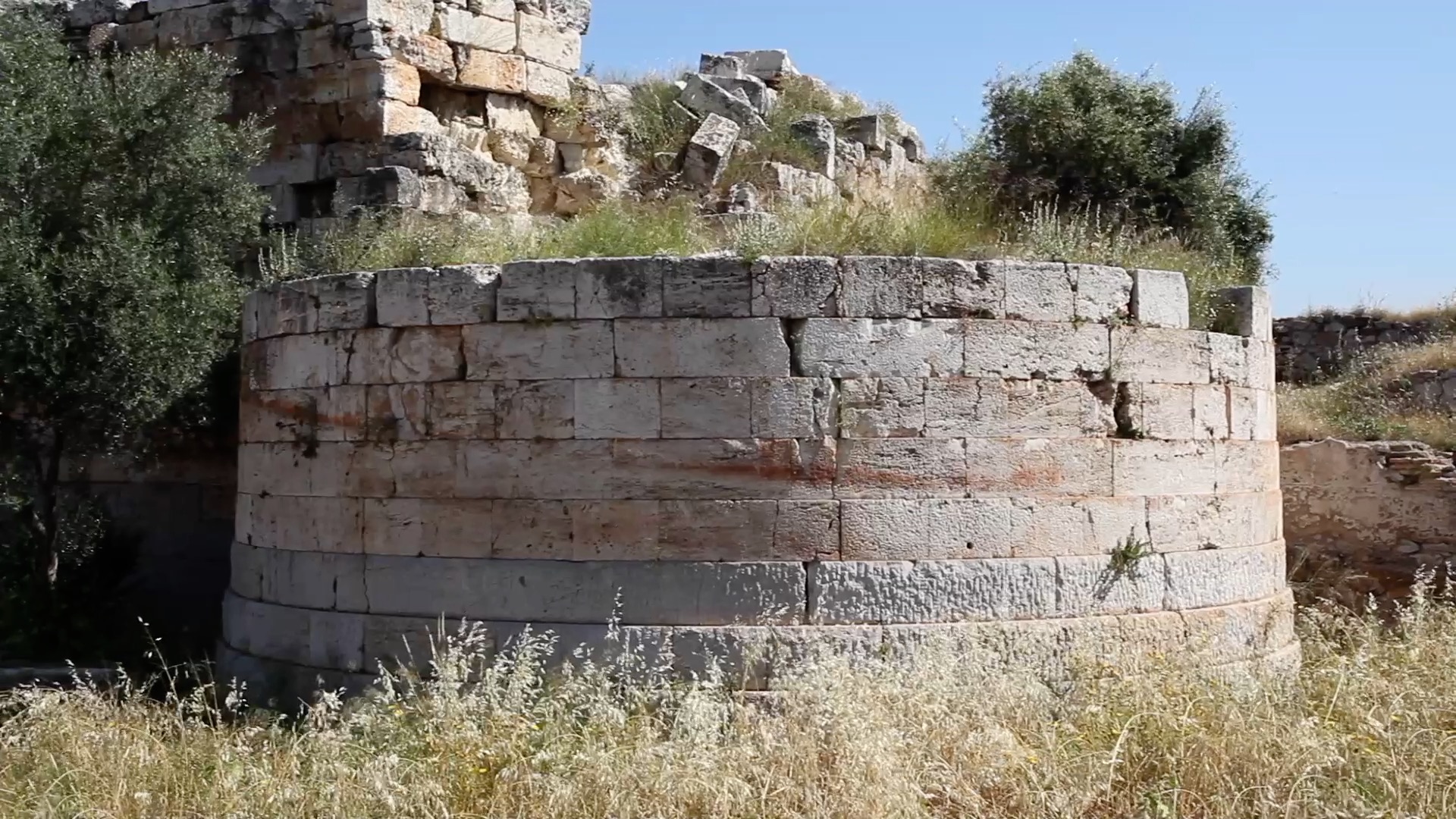 Greece, Eleusis (Elefsina) - Roman Enclosure Wall