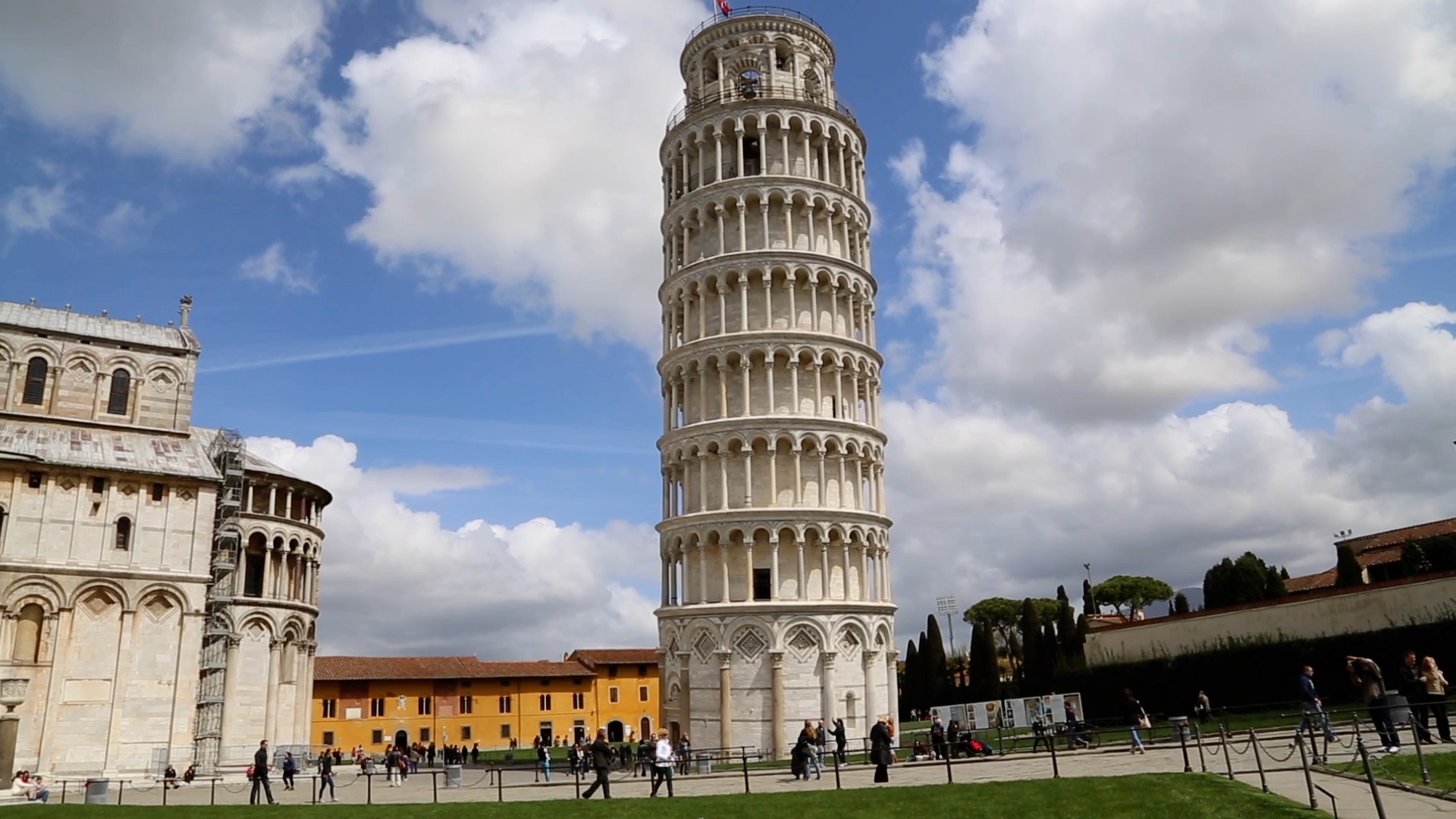 Italy, Tuscany, Italy, Pisa, Piazza dei Miracoli - Leaning Tower