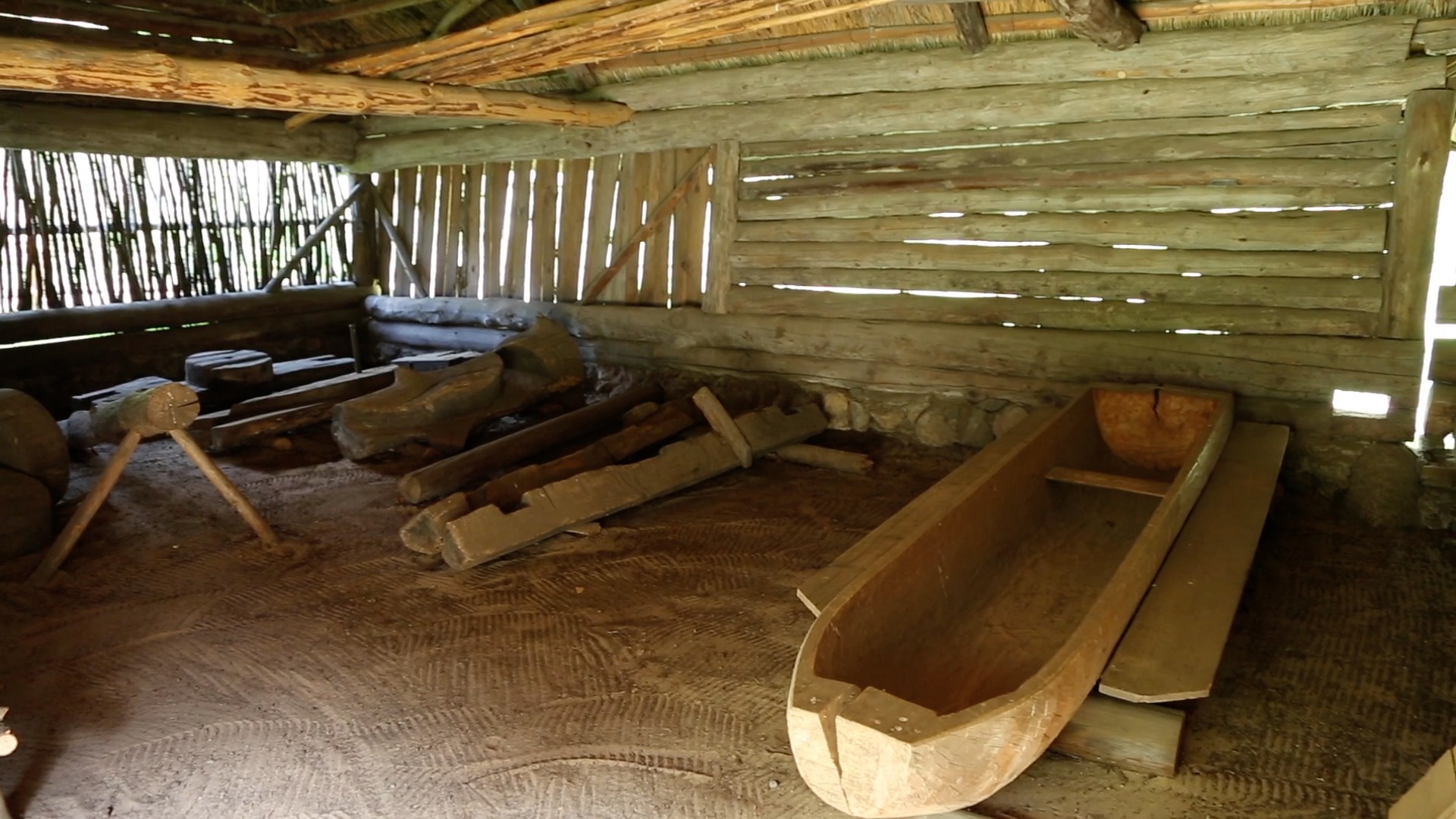 Latvia, Dervinieki, Traditional Granary, 19th century