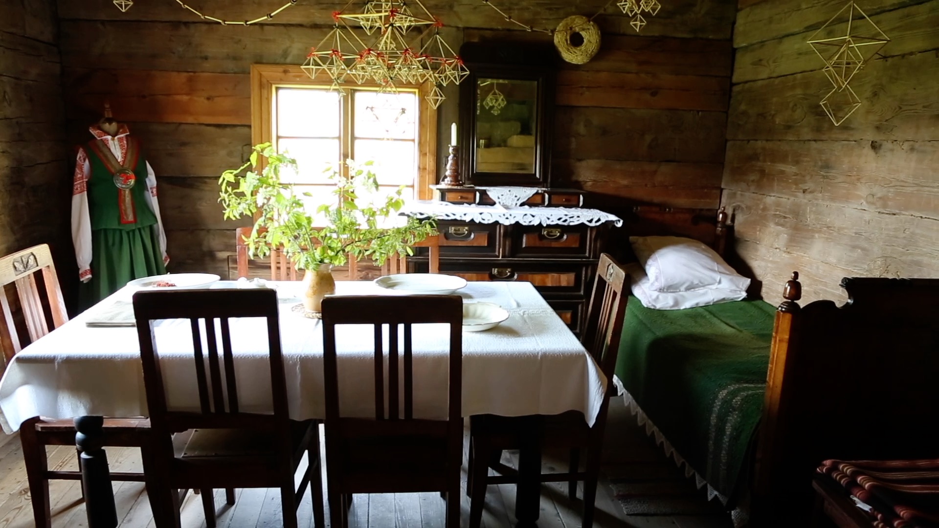 Latvia, Lurki, Traditional Living House, 1880
