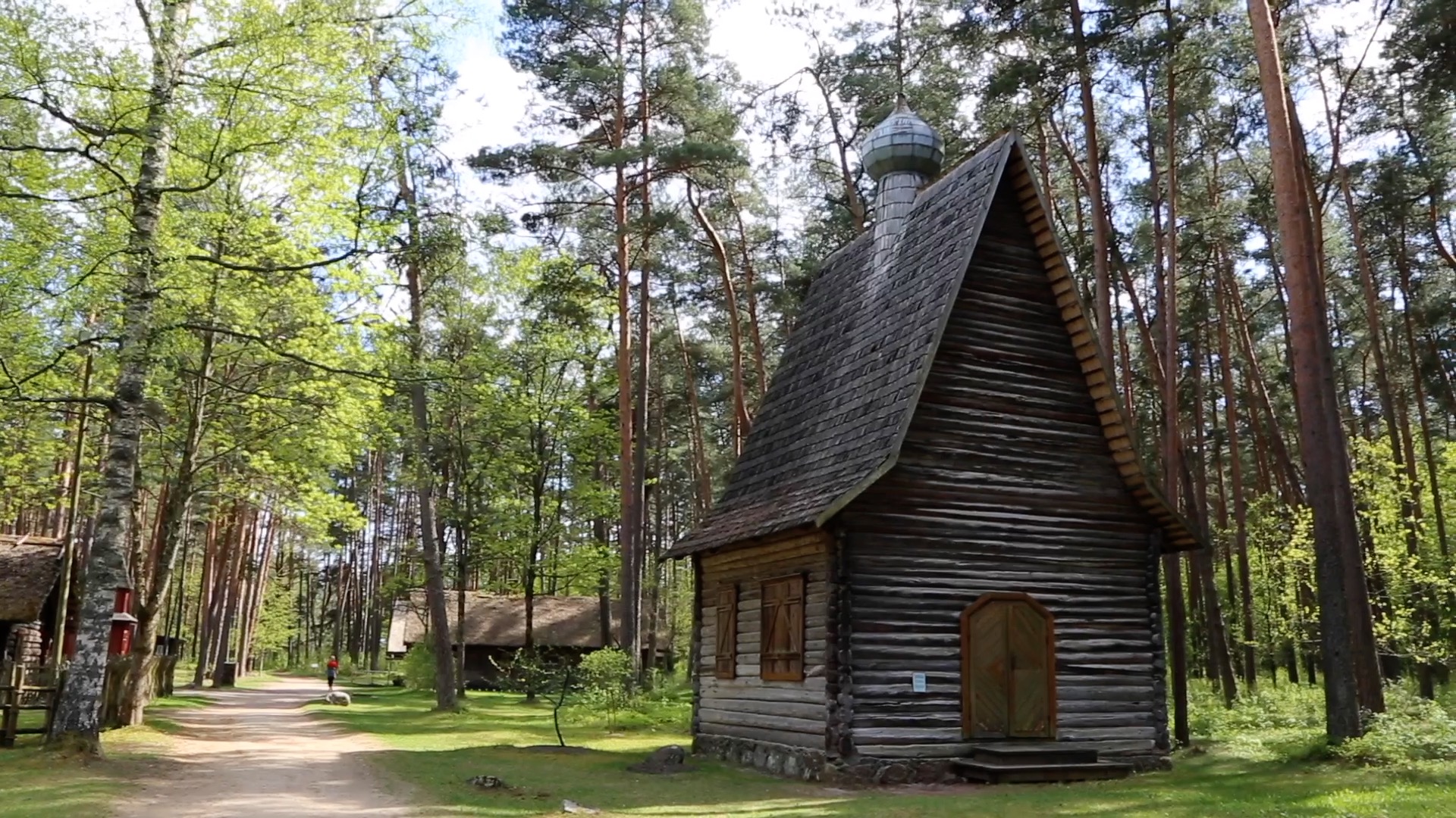 Latvia, Rogovka, Traditional Wooden Church, 19th century