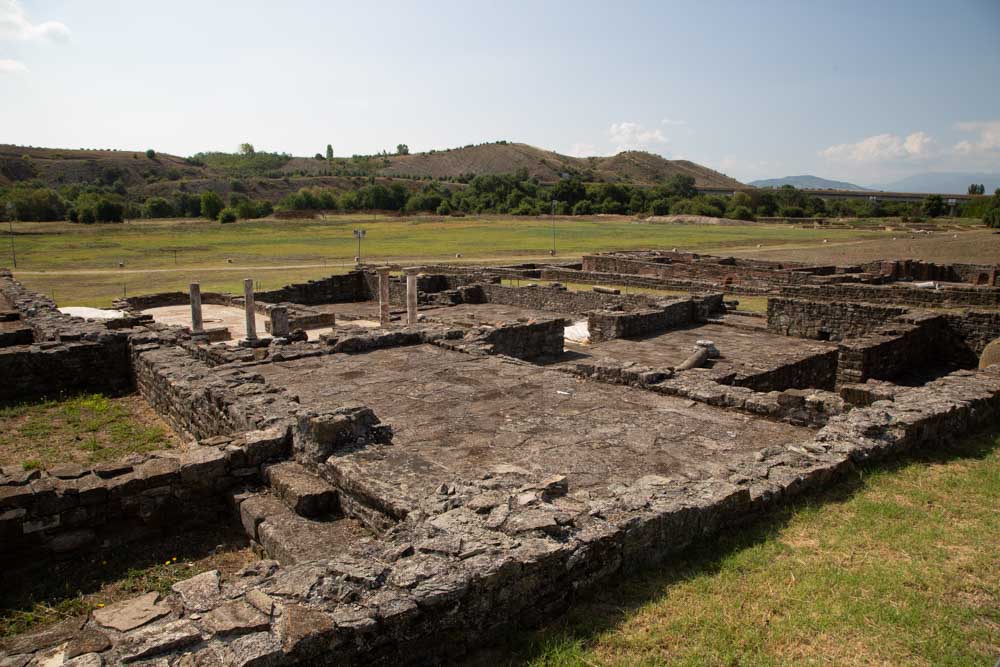 North Macedonia, Stobi ancient city - House of Polycharmos