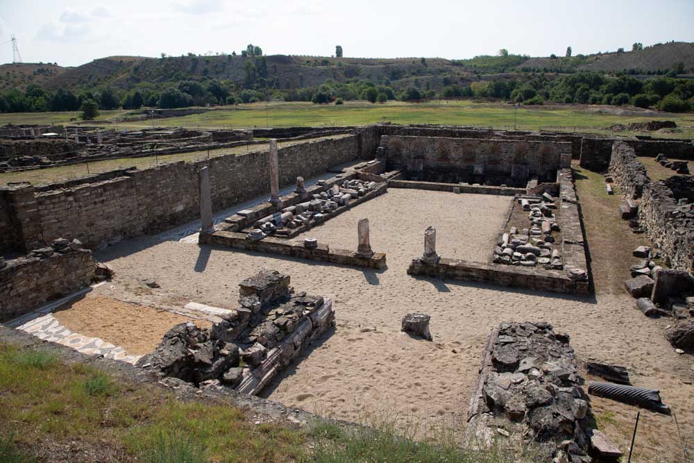 North Macedonia, Stobi ancient city - Palace of Theodosius