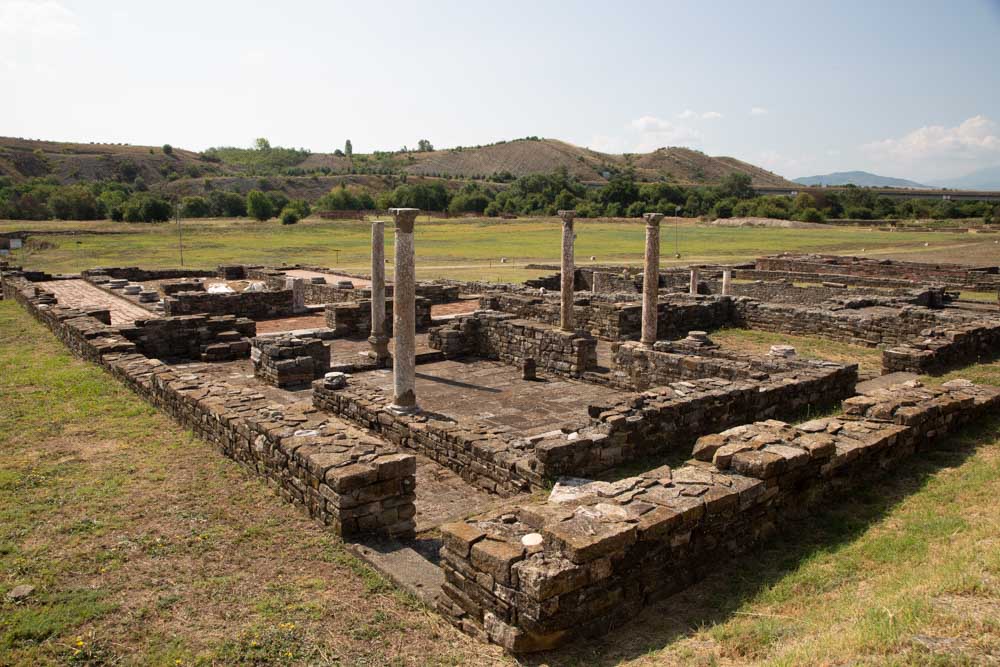 North Macedonia, Stobi ancient city - Synagogue Basilica