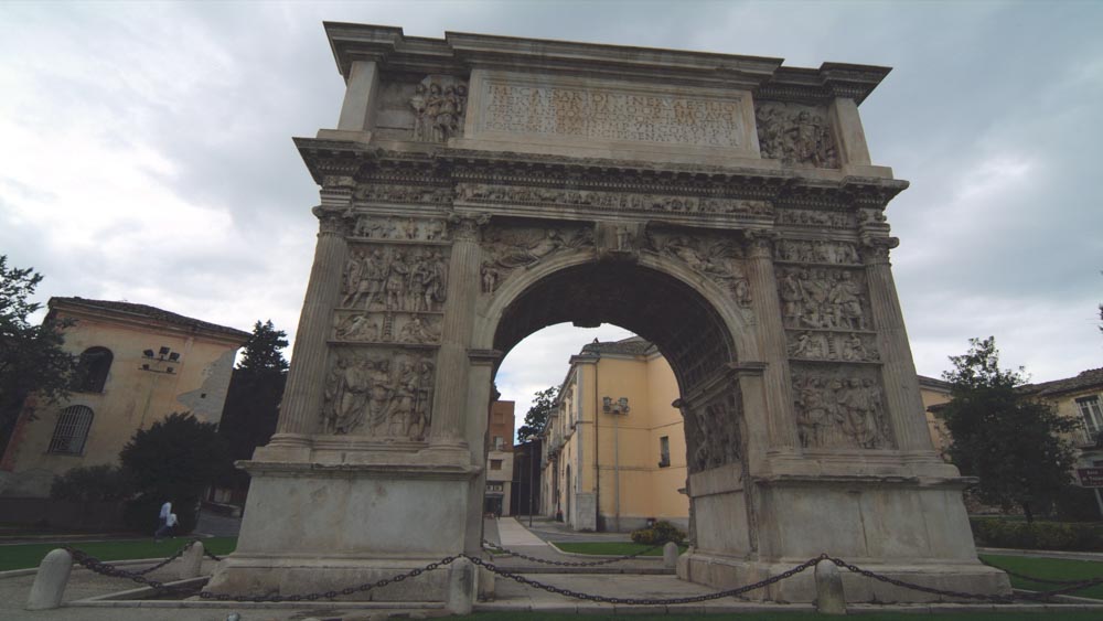 Italy, Benevento – Hadrian’s Gate