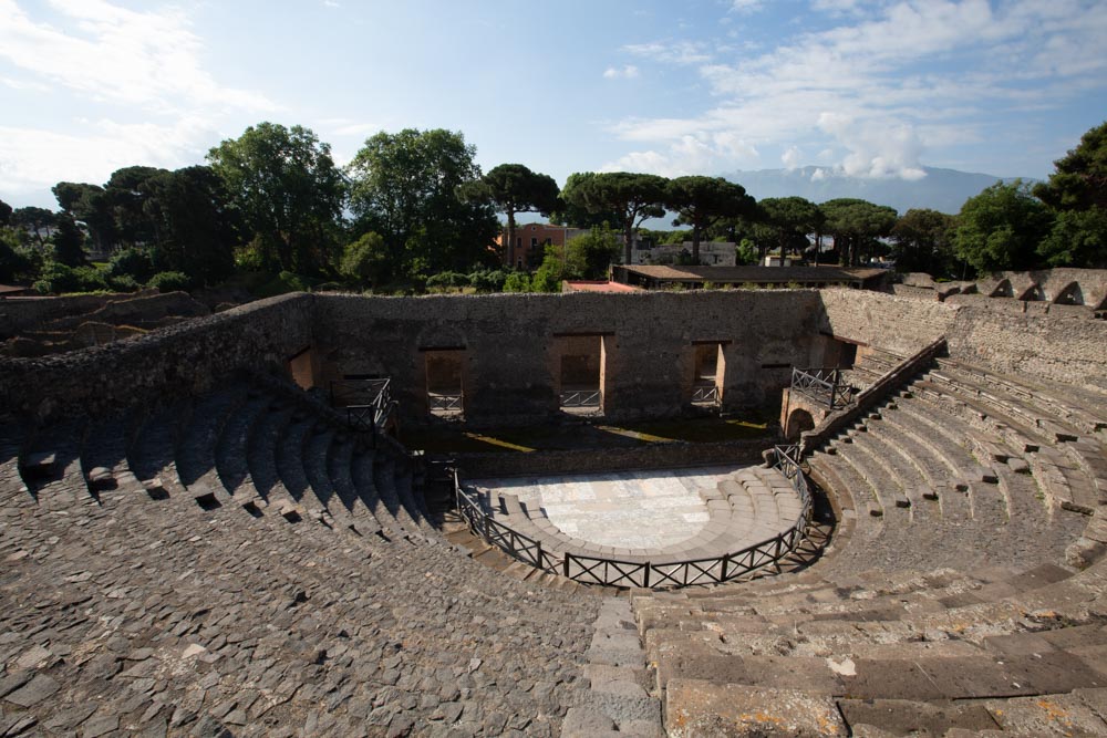 Italy, Pompeii, Roman Odeon