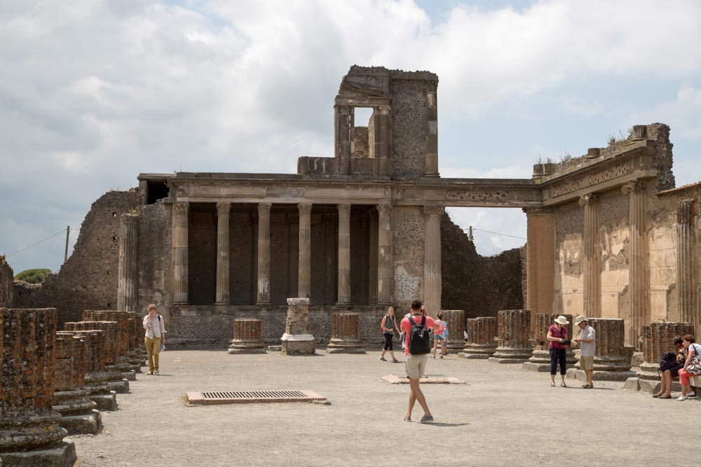 Italy, Pompeii, Roman Forum, the Basilica