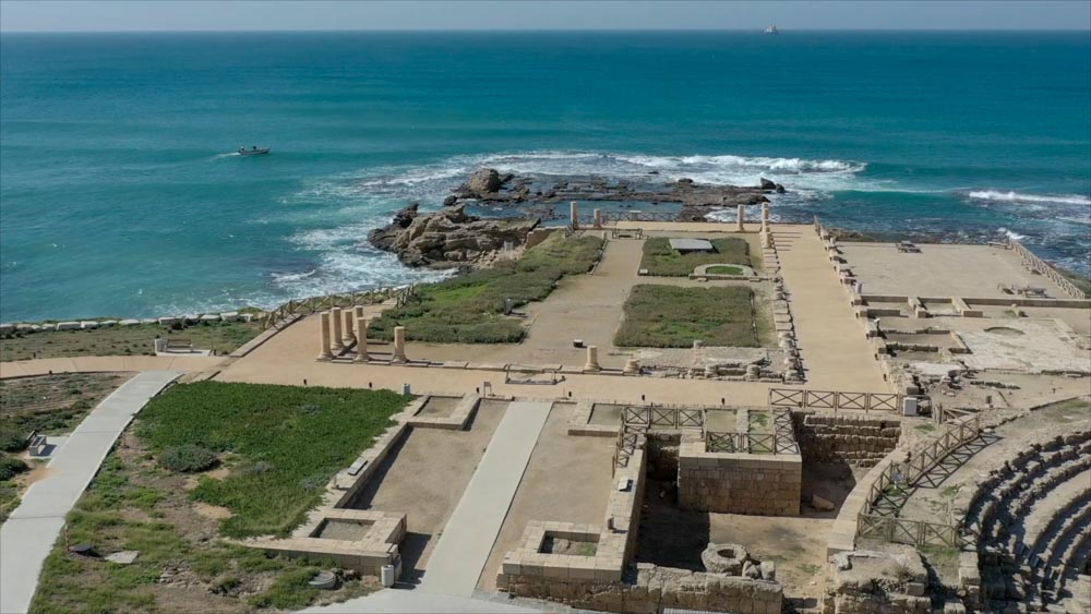 Israel, Caesarea-Maritima, Herod’s Promontory Palace