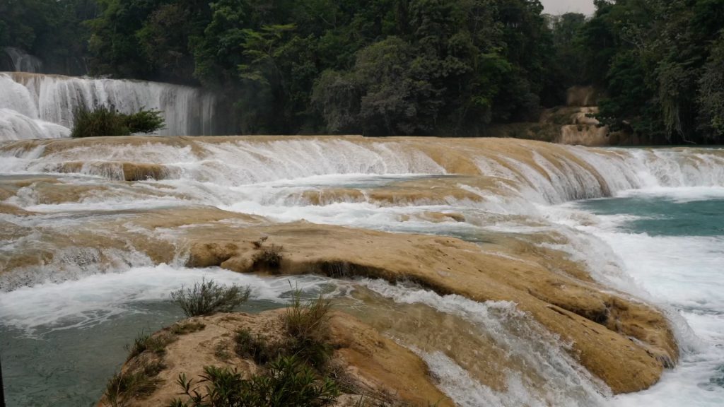 Mexico, Aguz Azul Waterfalls