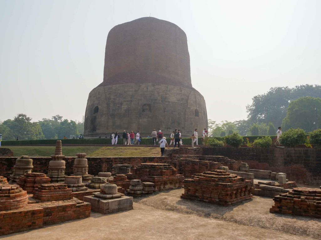 India, Uttar Pradesh, Sarnath Excavation site