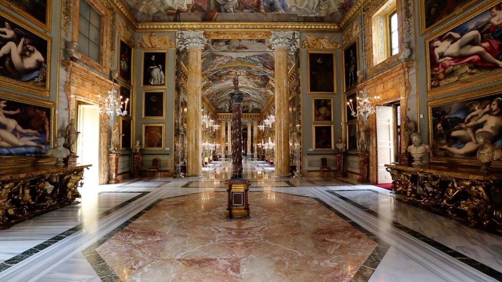 Italy, Rome, Palazzo Colonna – Hall of the Battle Column