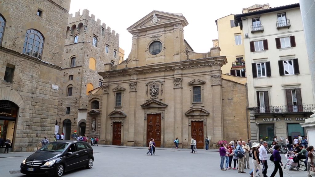 Italy, Florence, Basilica oh the Holy Trinity (Santa Trinita)
