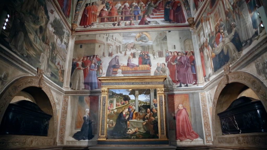 Italy, Florence, Basilica oh the Holy Trinity (Santa Trinita) – Sassetti Chapel