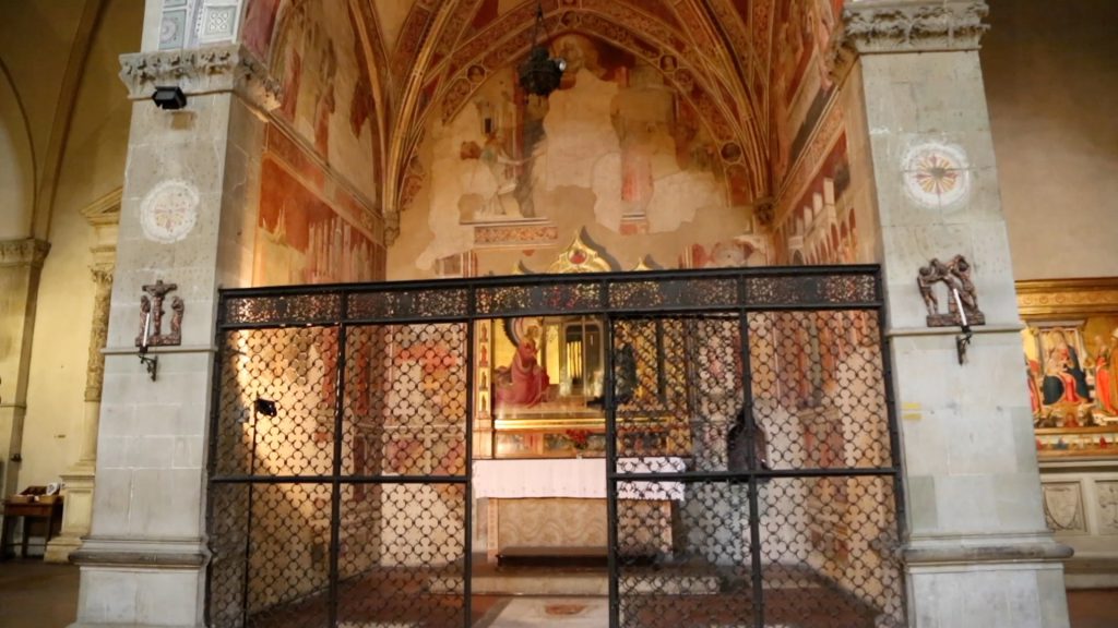 Italy, Florence, Basilica oh the Holy Trinity (Santa Trinita) – Salimbeni-Bartolini Chapel