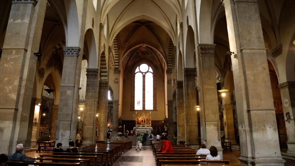 Italy, Florence, Basilica oh the Holy Trinity (Santa Trinita) – Nave