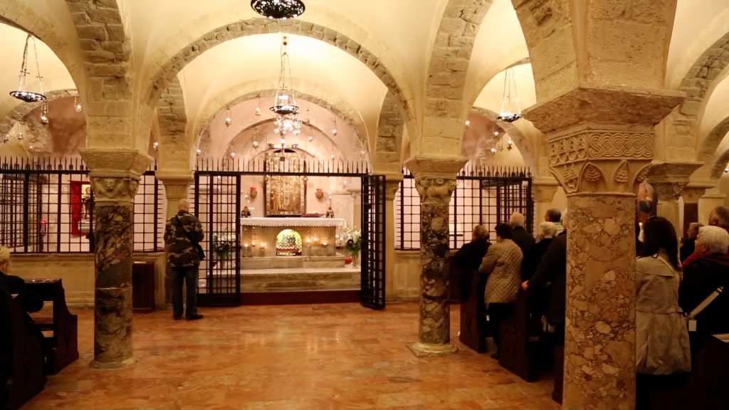 Italy, Bari, Basilica of Saint Nicholas – Crypt, Tomb of Saint Nicholas