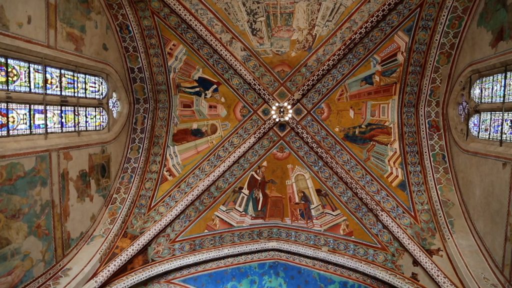 Italy, Assisi, Basilica of Saint Francis – Frescoes