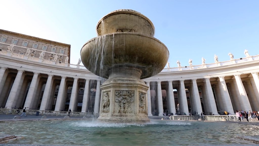 Italy, Rome, Piazza san Pierto – fountain