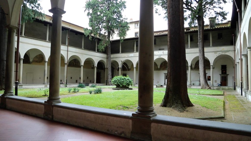 Italy, Florence – Santa Maria del Carmine church – Cloister