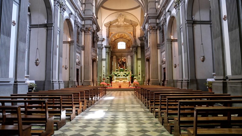 Italy, Florence – Santa Felicita Church – Nave