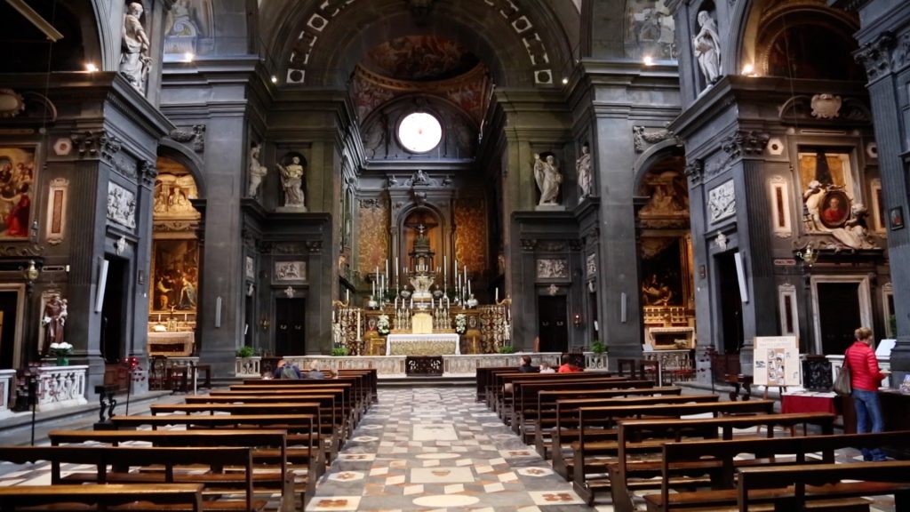 Italy, Florence – San Michele e Gaetano church – Nave
