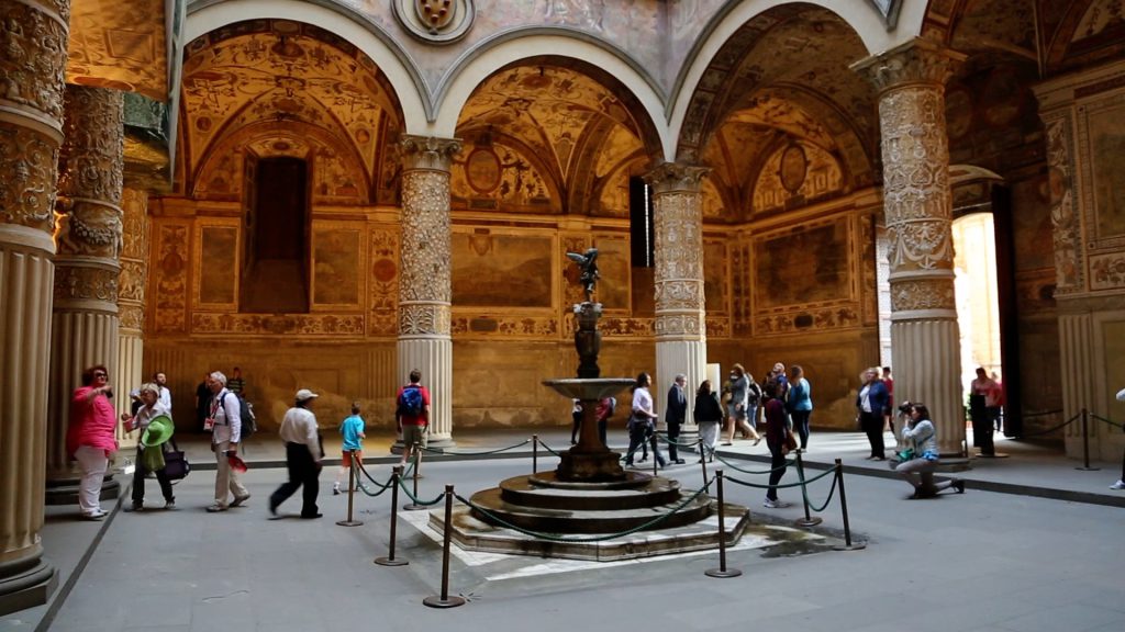 Italy, Florence – Palazzo Vecchio – First Courtyard