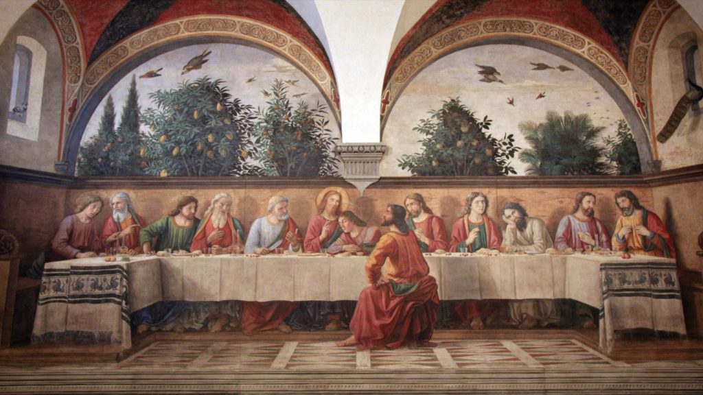Italy, Florence – Ognissanti Church – Ghirlandaio’s Last Supper