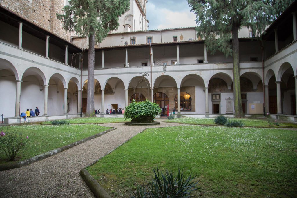 Italy, Florence – Santa Maria del Carmine church – Cloister
