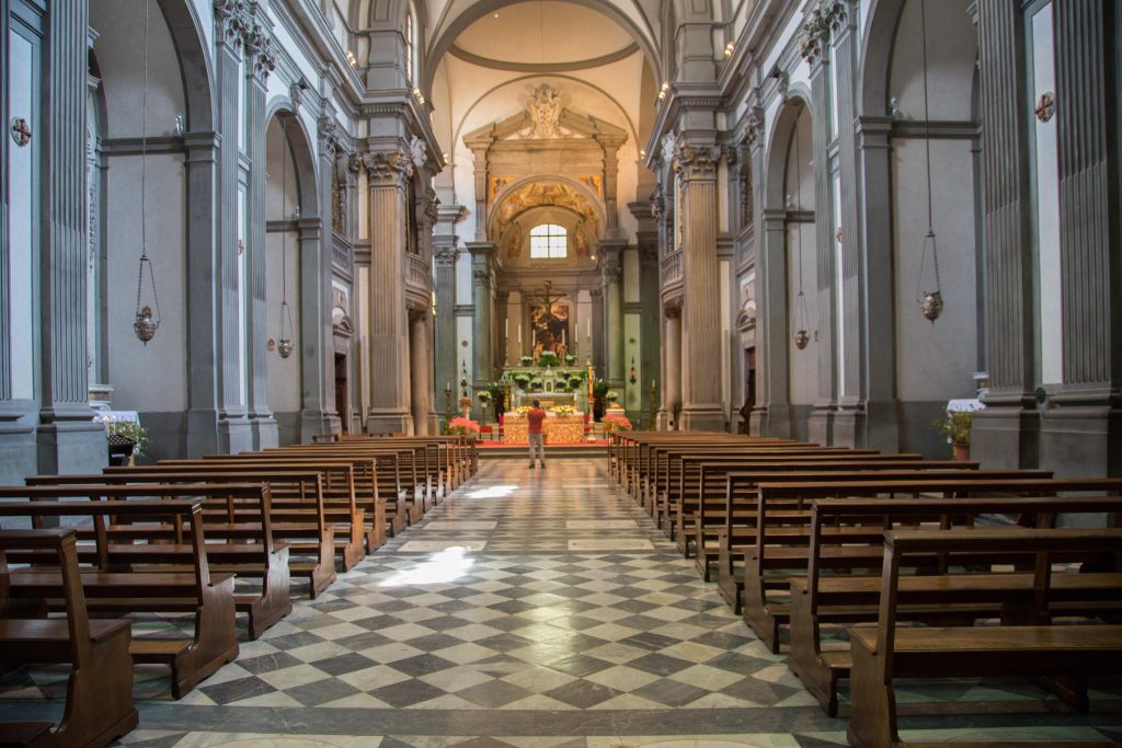Italy, Florence – Santa Felicita Church – Nave