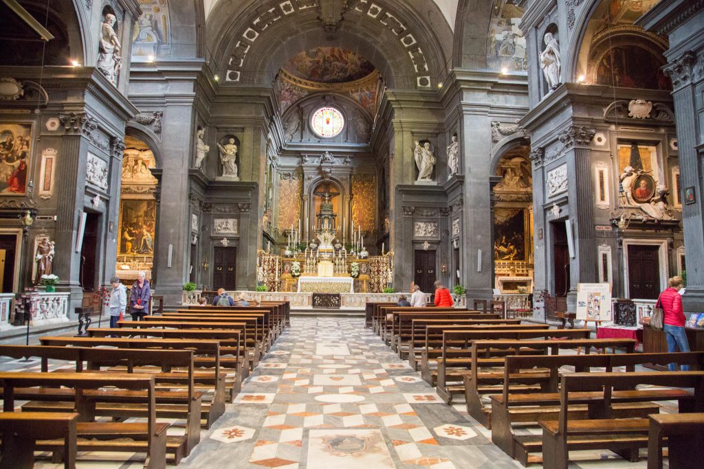 Italy, Florence – San Michele e Gaetano church – Nave