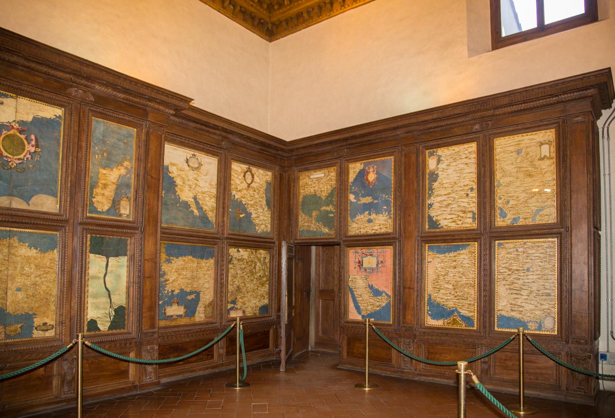 Italy, Florence – Palazzo Vecchio – Hall of the Maps